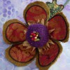 Retro Fabric and Wire Flowers