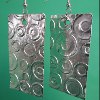 Embossed Foil Earrings