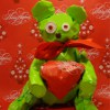 Teddy Bear Wrapping Paper Sculpture
