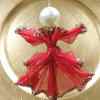 Wire Ribbon and Pearl Angel