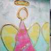 Tissue Paper Collage Angel Canvas