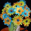 Coffee Cup Flower Bouquet