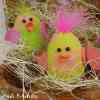 Colorful Sock Chicks