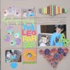 Two Leopards Scrapbook Layout