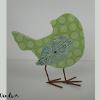 Colorful Decoupage Bird