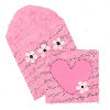 Pink Heart Mini Card and Envelope
