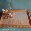 How to Make a Weathered Look Beach Tray