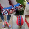 How to Embellish Shoes with Glitter Doilies