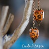 Dangly Animal Print Earrings