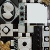 Simple Mirror  Tile Wall Art