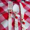 Wire Wrapped and Beaded Picnic Utensils