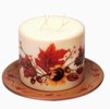 Fall Harvest Candle and Plate