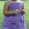 Amethyst Purple Dyed Dress
