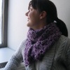 One Skein Asymmetry Scarf
