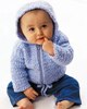 Baby Hooded Crochet Cardigan