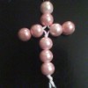 Beaded Cross Earrings