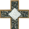 Beaded Inset Cross