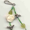 Buzzing Bees Zipper Pull