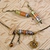 Blooming Cylinder Necklace