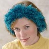 Blue Fuzzy Ear Warmer
