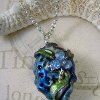 Blueberries and Lace Beaded Jewel