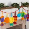 Bright Knit Hats and Mittens Holiday Decorations