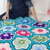 Bright Posies Crochet Throw