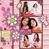 Budding Stars Scrapbook Layout