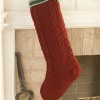 Thick Cables Knit Stocking