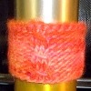 Cabled Coffee Cozy