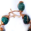 Caged WireWrapped Beads Bracelet