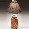 Candy Corn Jar Lamp