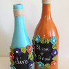 Chalk All Over Wine Bottles