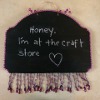 Chalkboard Paint Message Board