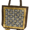 Painted Checkerboard Tote