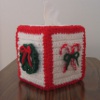 Boutique Christmas Tissue Box Cover