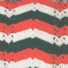 Christmas Split Shell Ripple Afghan
