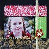 Christmas Beauty Scrapbook Layout