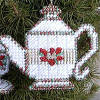 Christmas Tea Cross Stitch Ornament