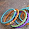 Colorful Clay Bangles