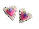 Valentines Day Clay Hearts