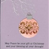 Clear Christmas Card