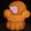 Warm  Comfy Felted Chair