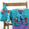 Colorful Crochet Baby Set