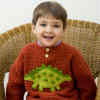 Crochet Dinosaur Sweater