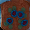 Crochet Felted Flower Bag