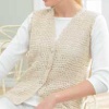 Crochet Floral Mesh Vest