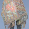 Tunisian Flower Shawl