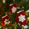 Crochet Mitten Ornaments