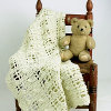 Crochet Natural Baby Blanket